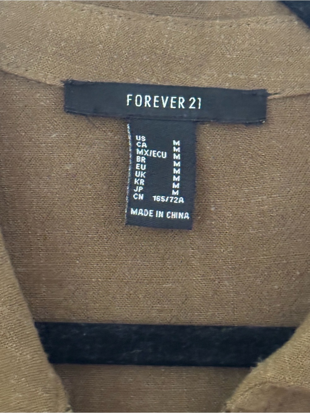 Forever 21 Olive Utility Short-Sleeve Romper with Tie Waist - Picture 5 of 13